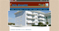Desktop Screenshot of agenzia-solemare.it